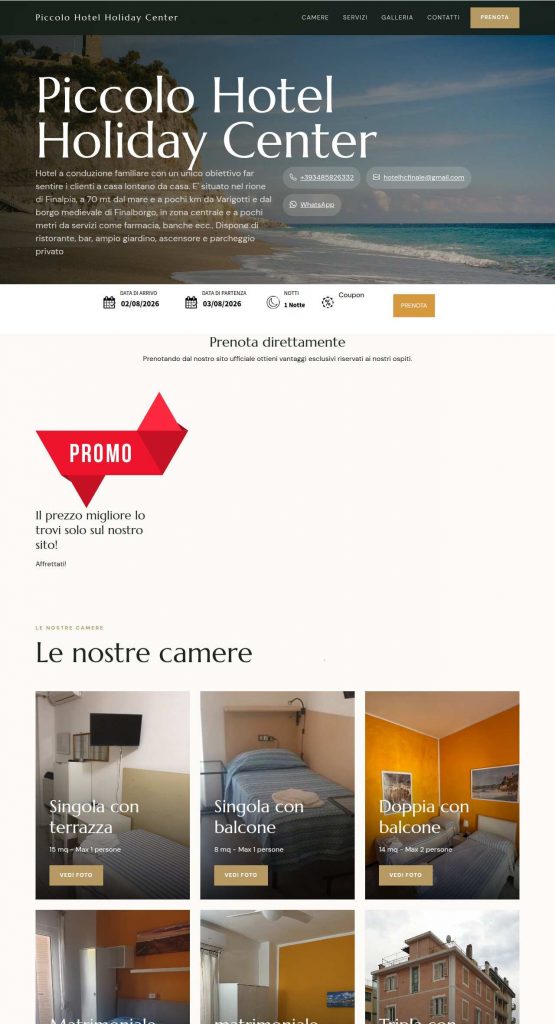Sito web auto aggiornato