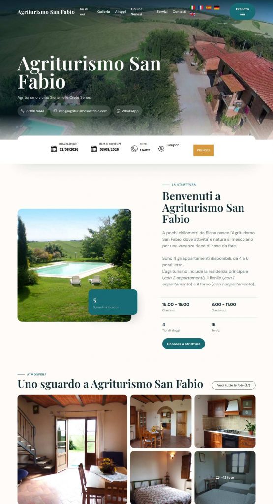 Sito web auto aggiornato